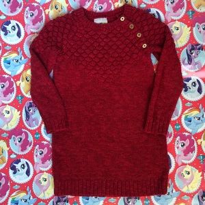 Genuine Kids by OshKosh Burgundy Sweater Dress